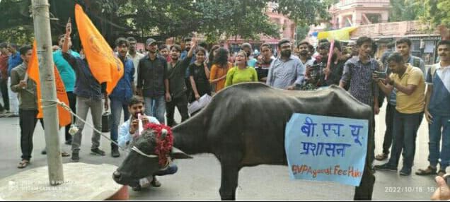 BHU ने बढ़ाई 500% तक फीस:छात्र बोले- रैंकिंग में JNU से 4 नंबर नीचे, मगर फीस है 30 गुना ज्यादा