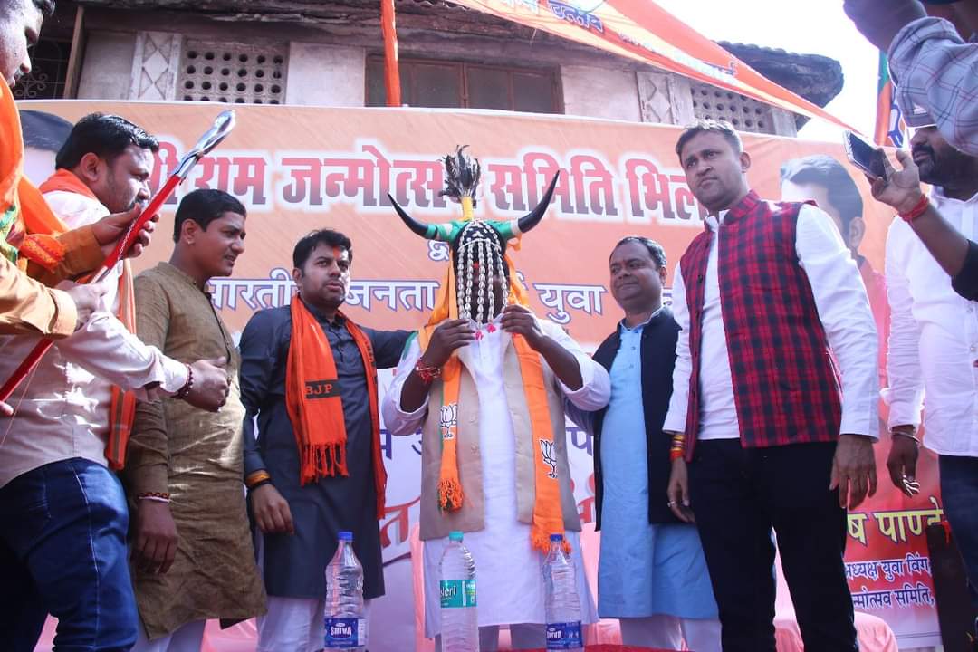 युवा मोर्चा के नवनिर्वाचित अध्यक्ष रवि भगत मंगलवार को भिलाई का पहला दौरा ….कुछ तस्वीरों के साथ