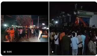 मुस्लिम युवक ने शिवलिंग पर पेशाब किया:बिलासपुर में देर रात बवाल, हिंदू संगठन ने मुस्लिम बस्ती में तोड़फोड़ की, भारी पुलिस बल तैनात